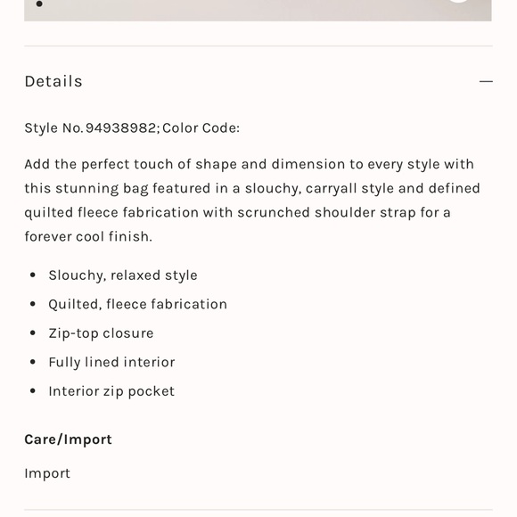 Free People Movement Pucker Up Fleece Carryall Quilted Tote Travel Gum Bag NWT - Picture 5 of 10